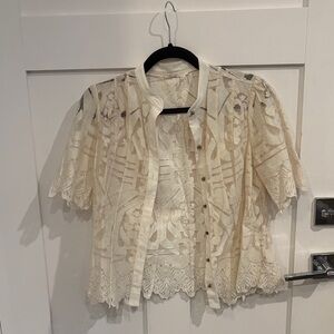 Floreat Ivory Lace Top